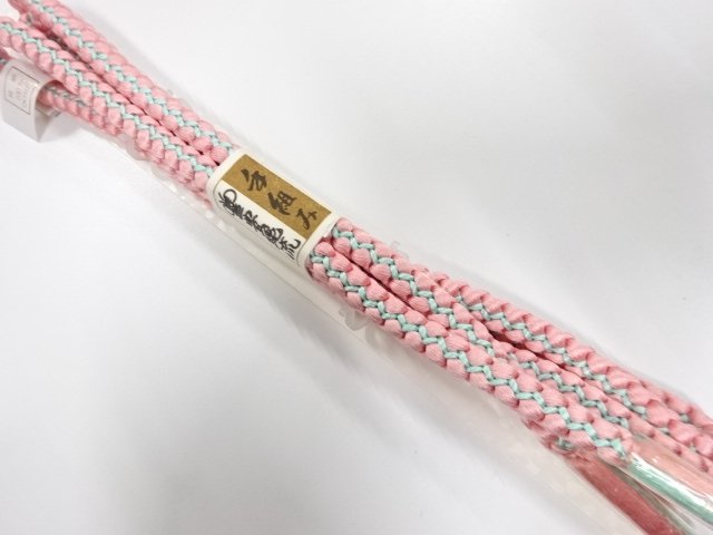 未使用品　正絹　手組帯締め